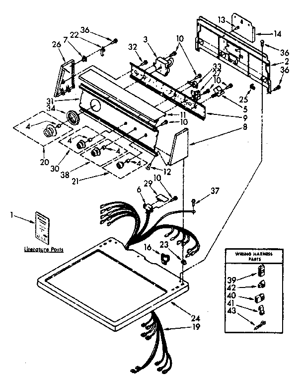 Top and console parts