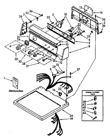 Top and console parts