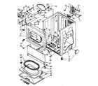 Kenmore 11086884700 cabinet parts diagram