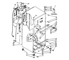 Kenmore 1068378735 cabinet parts diagram