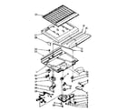 Kenmore 1068378715 compartment separator parts diagram