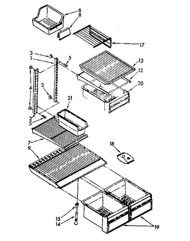 Shelf parts