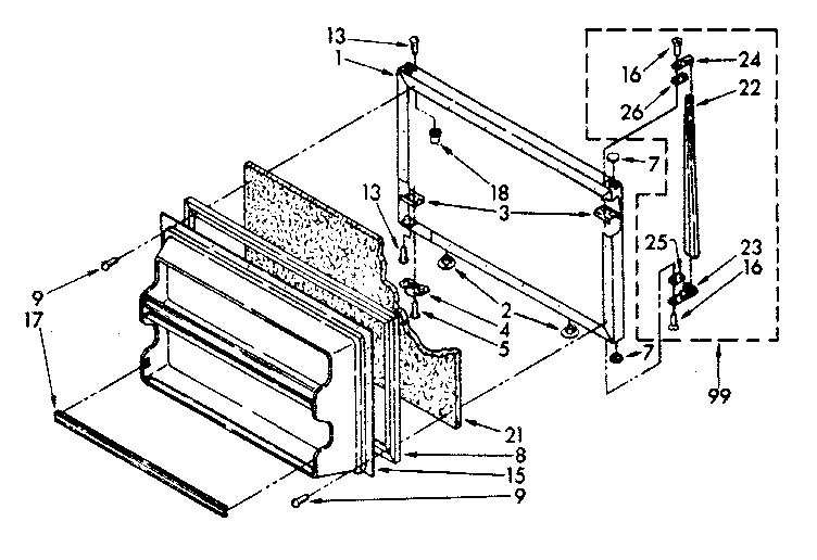 FREEZER DOOR PARTS