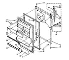 Kenmore 1068378715 refrigerator door parts diagram