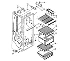 Kenmore 1068582410 refrigerator liner parts diagram