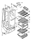 Refrigerator liner parts