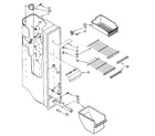 Kenmore 1068582460 freezer liner parts diagram