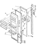 Refrigerator door parts