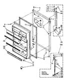 Refrigerator door parts