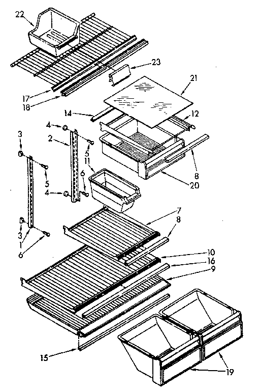 Shelf parts