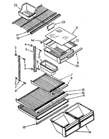 Shelf parts