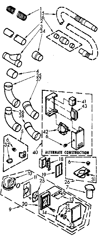 Installation kit parts
