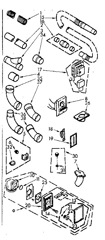 Installation kit parts