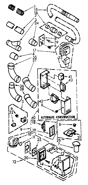 Installation kit parts