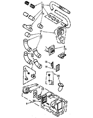 Installation kit for 1-3/4" pipe system