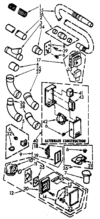 Installation kit for 1-3/4" pipe system