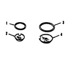 Kenmore 9116348711 pan and chrome ring kit diagram