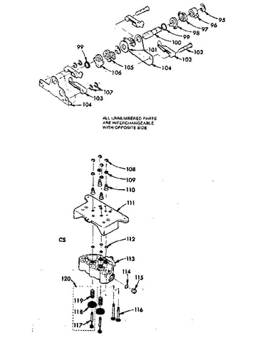 Cam nest and valve cap assembly