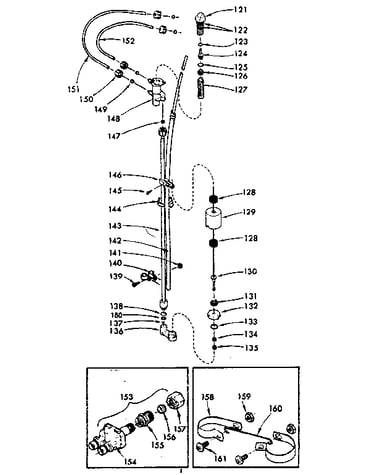 Brine valve assembly and nozzle assembly