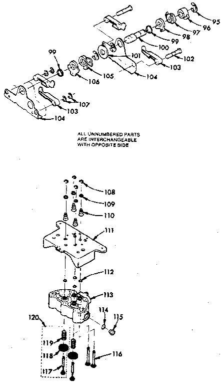 Cam nest and valve cap assembly