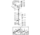 Kenmore 625342942 brine valve assembly and nozzle assembly diagram