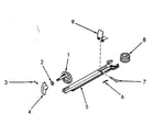 Kenmore 65189918100 agitator shift linkage diagram