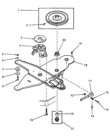Drain base casting, transmission and motor channel