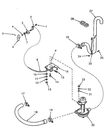 Pump assembly and hoses