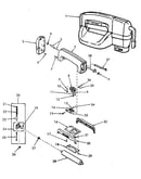 Wringer assy comp, top bar casting & upper wringer roll