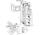 Kenmore 3638587711 freezer door parts diagram