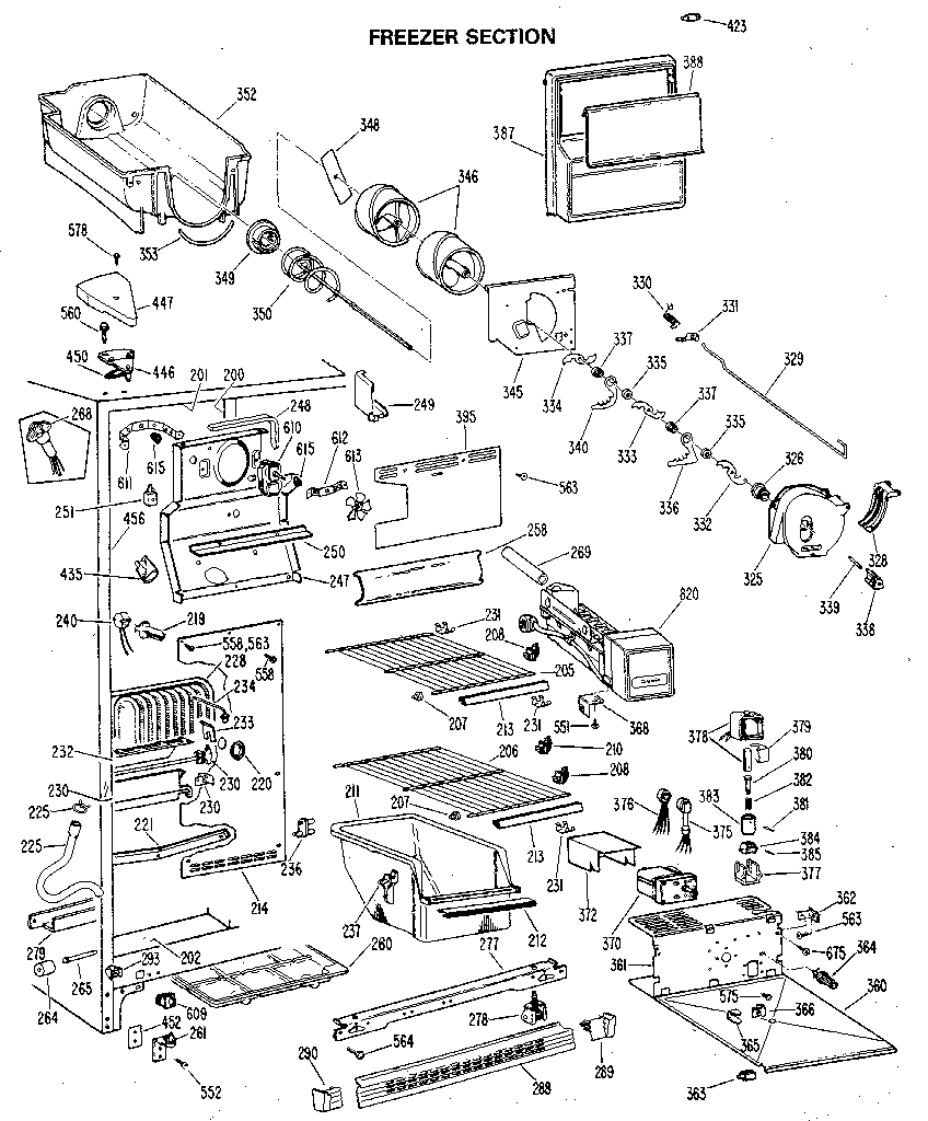 FREEZER SECTION