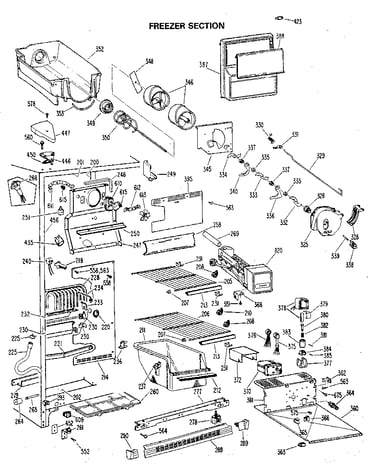 Freezer section