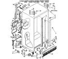 Kenmore 1068580370 cabinet parts diagram