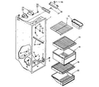 Kenmore 1068580310 refrigerator liner parts diagram
