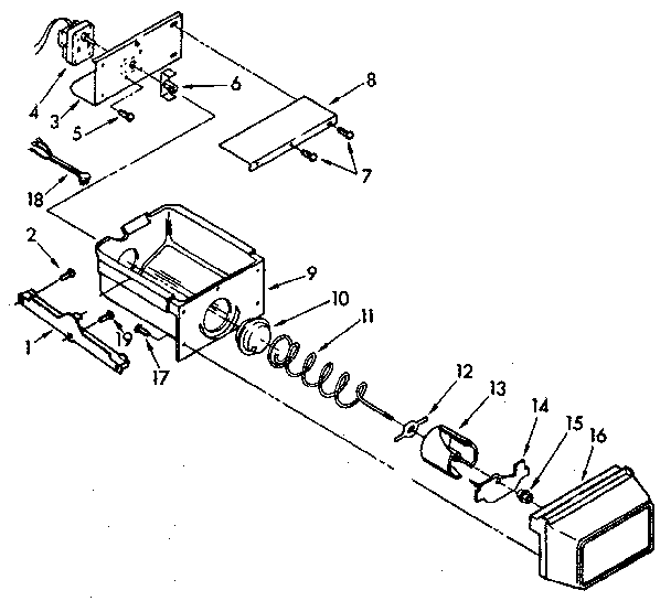 Freezer interior parts