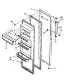 Refrigerator door parts