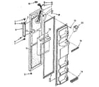 Kenmore 1068580370 freezer door parts diagram