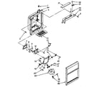 Kenmore 1068580370 dispenser front parts diagram