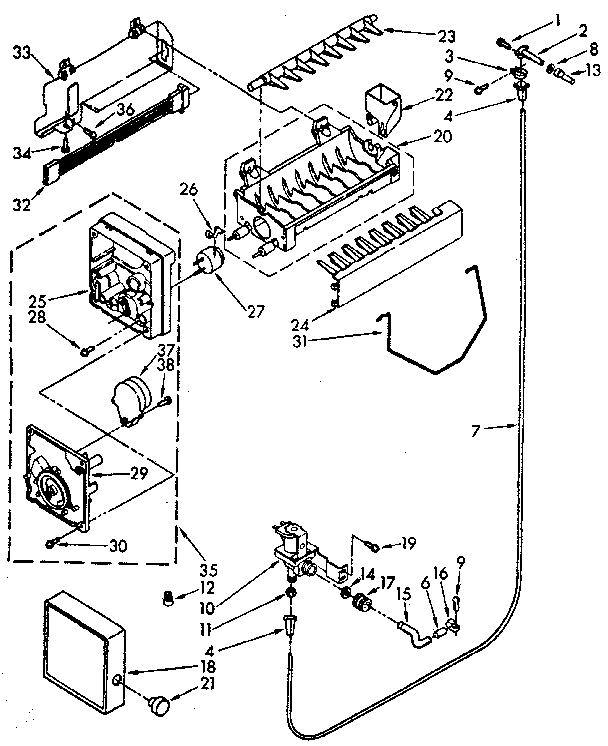 Icemaker parts
