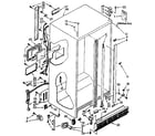 Kenmore 1068482410 cabinet parts diagram