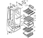 Kenmore 1068482410 refrigerator liner parts diagram