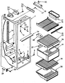 Refrigerator liner parts