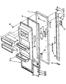 Refrigerator door parts