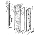 Kenmore 1068482480 freezer door parts diagram