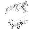 Craftsman 113247310 bevel drive and motor mount assembly parts diagram