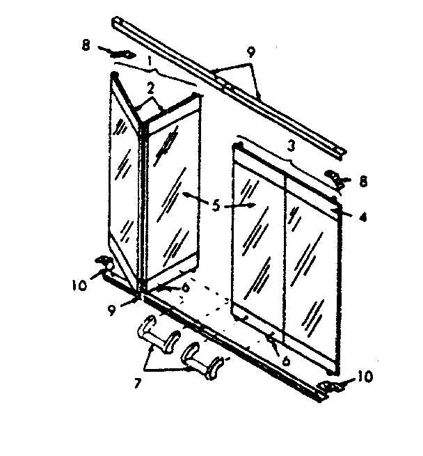 CONTEMPORARY GLASS DOOR