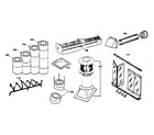 Kenmore 155843500 chimney and accessory equipment diagram