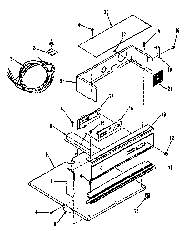 Control panel section