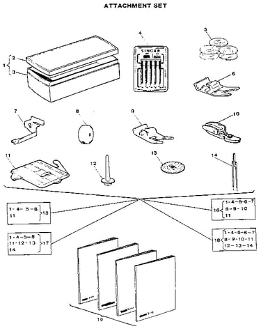 Attachment set