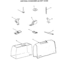 Kenmore 4841554180 additional accessories and soft cover diagram